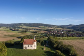 Gangolf Chapel, Fladungen, Rhön, Bavarian Rhön, Rhön, Lower Franconia, Bavaria, Germany, Europe