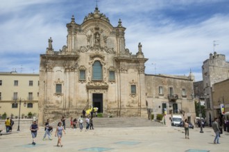 Church of San Francesco dAssisi in the historic city centre of Matera, Matera, capital in