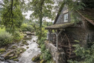 Historic mill, Mühlenweg, Ottenhöfen, Ortenau, Black Forest, Baden-Württemberg, Germany, Europe