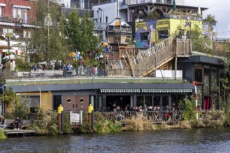 Holzmarkt 25, urban neighbourhood in Berlin-Friedrichshain. Internationally recognised example of