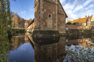 Burg Hülshoff, Havixbeck, Münsterland, North Rhine-Westphalia, Germany, Europe