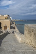 Path from Torre Matta to the historic centre of Otranto, Apulia, Italy, Europe