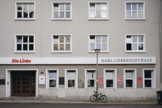 The party headquarters of the Left Party, in the Karl Liebknecht House in Kleine Alexanderstraße in