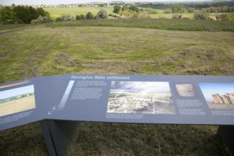 Durrington Walls neolithic settlement site, Amesbury, Wiltshire, England, UK