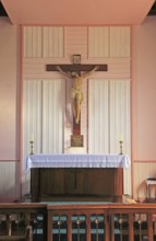 Interior of Catholic parish church Cape Clear Ireland, Cork, Ireland, Irish Republic, Europe