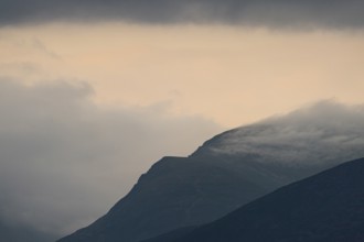 Rainy weather in the Highlands, Aviemore, Scotland, Great Britain