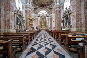 St Jakob's Cathedral, Innsbruck Cathedral, Cathedral, Interior, Innsbruck, Tyrol, Austria, Europe