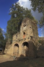 Amhara region, Gondar, Gonder, part of the old church, Debre Berhan Selassie, UNESCO, world,