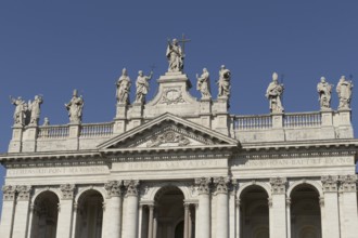 Main façade of the Lateran Basilica, Basilica San Giovanni in Laterano, Cathedral of the Diocese of