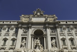 Palazzo Poli, also Palazzo Conti, Trevi Fountain, Fontana di Trevi, Rome, Italy, Europe