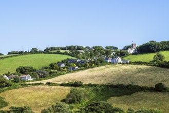 East Portlemouth St. Winwaloe's Church, Salcombe and Mill Bay, Kingsbridge Estuary, Batson Creek,