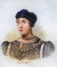 Henry VI 1421, 1471 King of England from 1422, 1461 and from 1470-1471 from the book Crabbs