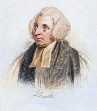 Robert Lowth 1710, 1787 Bishop of the Church of England and Professor of Poetry at Oxford