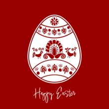 Easter Eggs ornament.Vector emplate for laser cutting, wood carving, paper cut and printing. Vector