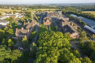 Zollern Coal Mine, Industrial Museum, Aerial view, Dortmund, North Rhine-Westphalia, Germany,