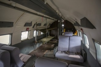 Pueblo, Colorado - The interior of a Convair HC-131 Samaritan at the Pueblo Weisbrod Aircraft