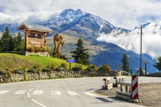 Route des Grandes Alpes, pass Col du Telegraph, Departement Savoie, Savoier Alps, region