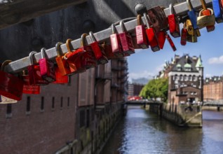 Poggenmühlenbrücke, Hamburg Speicherstadt, Germany, Europe