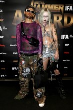 Mimi Barks with company at the Metal Hammer Awards 2024 in the Uber Eats Music Hall. Berlin, 31.08