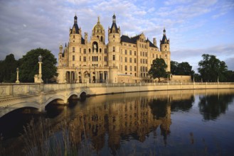 Europe, Germany, Mecklenburg-Western Pomerania, Schwerin, Schwerin Castle, built 1845 to 1857 in