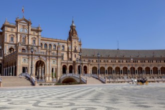 Plaza de Espana (Spain Square), built in 1928 for the Ibero-American Exposition of 1929, landmark