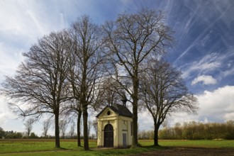 Castle chapel of Haus Horr, Grevenbroich, Rhine district of Neuss, Lower Rhine, North