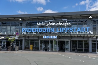 Paderborn-Lippstadt Airport, regional airport, terminal building North Rhine-Westphalia, Germany,