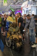 Gamescom, the world's largest trade fair for video and computer games, games character actors,