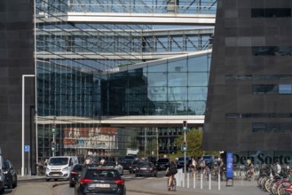 The Danish Royal Library, new building, the so-called Black Diamond, at the harbour, connecting