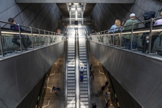 The metro, underground, light rail, in Copenhagen, 4 lines have been crossing the city since 2002,