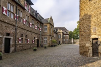 Broich Castle on the west bank of the Ruhr near the city centre, the fortification is in parts the