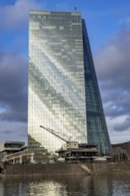 The building of the European Central Bank, ECB, on the Main in Frankfurt, Hesse, Germany, Europe