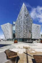 Titanic Belfast Visitor Centre, museum, modern architecture, architect Eric Kuhne, Titanic Quarter,