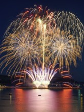 Fireworks Display, British Firework Championships, Plymouth, Devon, England, United Kingdom, Europe