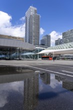 Bus station, public transport connection at The Hague Central Station, Centraal Station,