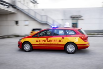 Warning vehicle of the city of Bochum, used in hazardous situations to warn the population of