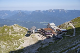 Nature information centre Bergwelt Karwendel, museum, telescope, mountain station of the