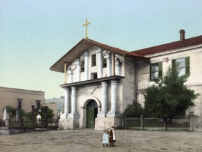 Mission Dolores, San Francisco, California, United States of America, USA, digitally restored