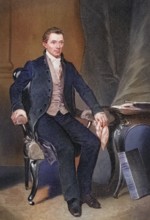 James Monroe 1758-1831, Fifth President of the United States 1817-25, After a painting by Alonzo