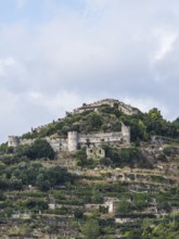 Castle of San Nicola de Thoro Plano, Maiori, Amalfi Coast, Salerno, Campania, Italy, Europe