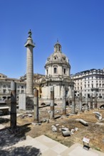 Roman Forum archaeological site, Rome, Lazio, Italy, Europe