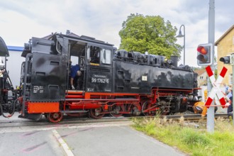 There was a serious accident between a train on the Weißeritz Valley Railway and a lorry from the