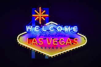 Illuminated advertising Welcome Las Vegas