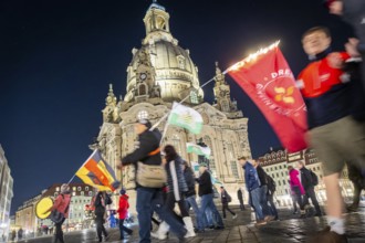 To mark 13 February and the destruction of Dresden in the Second World War, the small right-wing