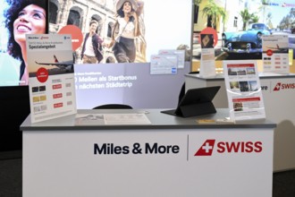 Swiss Miles & More exhibition stand