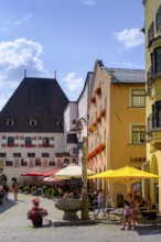 Upper town square with town hall, Hall in Tyrol, Inntal, Tyrol, Austria, Europe