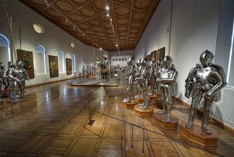 Body Armour Chamber, Museum, Renaissance Ambras Castle, Interior, Innsbruck, Tyrol, Austria, Europe