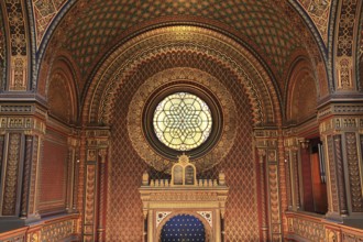 Interior view, Spanish Synagogue in the Josefstadt district of Prague, Czech Republic, Europe