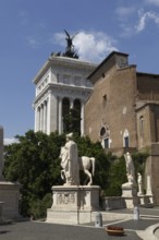 View from the Capitol, Capitoline Hill to the Monumento Nazionale a Vittorio Emanuele II, National