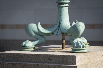 Animal-like feet of a lamp, building detail Hirschsprung Collection or Den Hirschsprungske Samling,